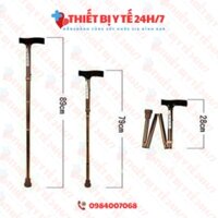Gậy batoong cho người già gập 4 khúc