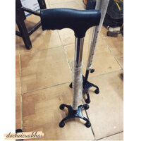 Gậy batoong gậy chống cho người già 4 chân ( điều chỉnh cao thấp được)