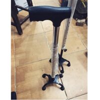 Gậy batoong gậy chống cho người già 4 chân ( điều chỉnh cao thấp được)