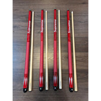 Gậy bida Supreme đỏ, cơ bids lỗ cá nhân giá rẻ chất lượng