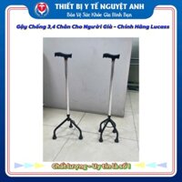 Gậy Chống Cho Người Già 3 Chân 4 Chân Inox LUCASS - Ba Toong Cho Người Già