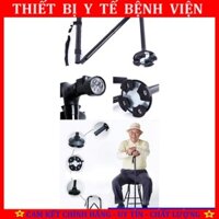 Gậy chống cho người già có đèn pin tiểu dễ thay, gậy gấp gọn, có chống trượt - HÀNG HÃNG