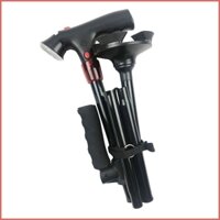 Gậy chống cho người già, gậy chống có đèn led, còi báo và tay vịn hỗ trợ đứng dậy