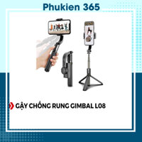 Gậy Chống Rung Gimbal Stabilizer L08 - Hỗ Trợ Xoay 360 Độ - 3 Chân Đỡ Chắc Chắn - Chính Hãng Phukien 365