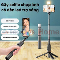 Gậy chụp ảnh 3 chân đèn led trợ sáng, gậy chụp ảnh bluetooth điều khiển từ xa, gậy tự sướng, giá đỡ điện thoại