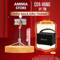 Gậy Chụp Ảnh 3 Chân, Gậy Tự Sướng Tripod, Có Kẹp Điện Thoại, Căn Chỉnh Thăng Bằng Cao 1,1m Có Đèn Led AMIMIA STORE