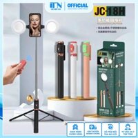 Gậy chụp ảnh 3 chân kéo dài 170cm có 2 bóng đèn led trợ sáng, bluetooth điều khiển từ xa JC-18H,B11s