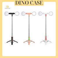 Gậy chụp ảnh JC-16H selfie dài 1m 2 đèn gương led kèm giá đỡ 3 chân điều khiển bluetooth