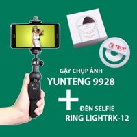 Gậy chụp ảnh kiêm Tripod đa năng Yunteng YT-9928 + Đèn Selfie Ring Light RK-12