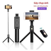 Gậy Chụp Ảnh Selfie Bluetooth K7, Cây Tự Chụp hình 3 Chân Tripod Có Remote Điều Khiển Kéo Dài 65cm,
