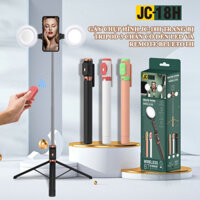 Gậy chụp ảnh selfie dài 1.7m  có 2 đèn gương led kèm giá đỡ 3 chân đa năng tripod điều khiển bluetooth  từ xa JC 18H
