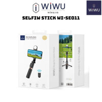 Gậy Chụp Ảnh WIWU Mini Selfie Stick Wi-SE011 Chống Rung Chân Đế Tripod Kèm Đèn LED Trợ Sáng, Điều Khiến Bluetooth Từ Xa