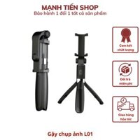 Gậy chụp hình tự sướng L01 xoay 360 độ kèm nút bluetooth điều khiển từ xa TiMa.lala - Hàng chính hãng - Màu Đen