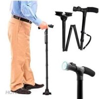 Gậy Gấp Gọn Trusty Cane Chống Trượt Có Đèn Pin