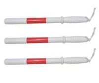 Gậy giao thông nhựa PE màu trắng (đỏ/đen)