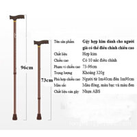 Gậy hợp kim nhôm dành cho người già có thể điều chỉnh chiều cao KH29