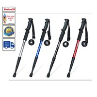 Gậy Leo Núi Trekking Gậy Dã Ngoại Hợp Kim Nhôm Chống Sốc Chống Trượt 4 Đoạn Có Thể Thu Gọn KH08