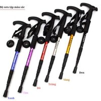 Gậy leo núi trekking gậy đi rừng gậy đi bộ bằng hợp kim nhôm siêu nhẹ gấp gọn tiện lợi GA2