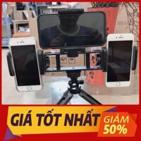 Gậy Livestrem tripod 3in1 kèm 3 kẹp điện thoại tiện dụng