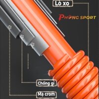 Gậy lò xo đồ long đao 20-100kg H.Y tập luyện cơ tay tại nhà - Phongsport - Tặng kìm bóp cơ tay 60kgTặng ô tô