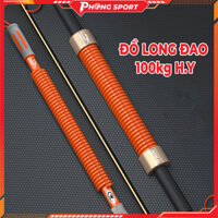 Gậy lò xo đồ long đao 20-100kg H.Y tập luyện cơ tay tại nhà - Phongsport - Tặng dây kháng lực power band đỏ