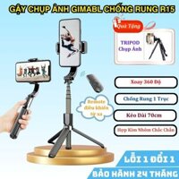 Gậy Quay Video Chống Rung, Gimbal Điện Thoại R15,Gimbal Điện Thoại Giá Rẻ,Gimbal Quay Xoay 360 Độ
