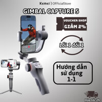 Gậy quay video chống rung Capture C05, Gimbal 360 tích hợp AI không cần dùng app, pin cực khỏe