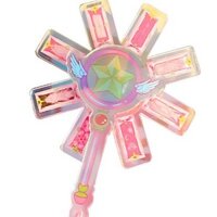 Gậy Sakura Ngôi Sao Xoay Bài Mini 8,6Cm - Móc Khoá Ngôi Sao Sakura