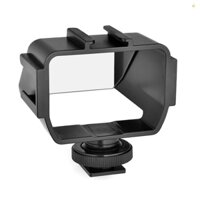 Gậy Selfie Andoer Màn Hình Gương Lật Với 3 Ngàm Cold Shoe Lắp Đặt Micro Mini Đèn LED A6000 / A6300 / A6500 / A72 Series / A