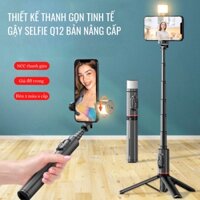 Gậy Selfie Bluetooth Không Dây Q12S Có Đèn Cho Điện Thoại Breo Market