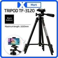 Gậy selfie, chân tripod đỡ điện thoại, máy ảnh TF3120 Full Black