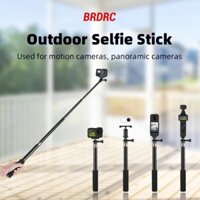 Gậy Selfie cho DJI Pocket 3 / Insta360 X3 / Insta360 X4 / Gopro 12 /11 /10/ 9 Hreo Nhôm Đen Selfie Stick Hành Động / Phụ Kiện Máy Ảnh Toàn Cảnh