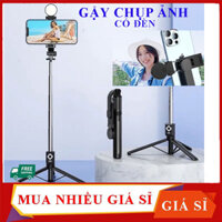Gậy selfie chụp hình, tự sướng,bluetooth điều khiển từ xa, gậy tự sướng Xoay 360 độ, Có Đèn