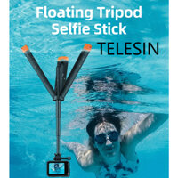 Gậy Selfie nổi TELESIN có chân máy cho GoPro Hero13 12 11 DJI OSMO Action 5 PRO 4 3 / Insta360 X4 / X3 / ACE / PRO / GO 3 Giá đỡ chống nước nhẹ cho Vlog