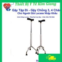 Gậy Tập Đi -Gậy Chống 3,4 Chân Lucass Cho Người Già