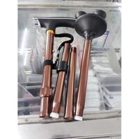 GẬY TẬP ĐI, GẬY CHỐNG TRƯỢT GẤP GỌN 4 KHÚC KẾT HỢP ĐÈN PIN CHO NGƯỜI GIÀ