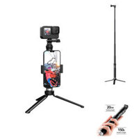 Gậy Telesin 3 chân bằng kim loại (dùng cho Gopro)