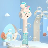 gậy thổi bong bóng tự động ngựa pony kèm xà phòng thổi bong bóng dành cho trẻ em
