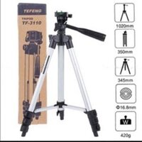 Gậy tripod 3 chân 3110 tặng kèm túi đựng, remote bluetooth, 1 đầu kẹp điện thoại, máy ảnh