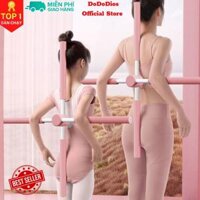 Gậy yoga chữa đau mỏi vai gáy, chống gù, cột sống, thanh xốp hỗ trợ lưng - DoDoDios - Màu Hồng Cao Cấp