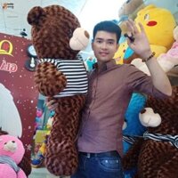 [GBX] Gấu bông teddy 1m2 khổ vải  Gaubongxanh