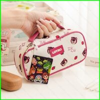 Gc4 Disney Lotso Phim Hoạt Hình Hộp Đựng Bút Chì Học Sinh Túi Bảo Quản Đa Chức Năng Dung Tích Lớn Hộp Bút Văn Phòng Phẩm Túi