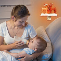 Gcdhome Lửa Trại Nhấp Nháy Đèn Ngủ Cắm Bonfire Thiết Kế Đèn Ngộ nghĩnh Giáng Sinh Nhỏ Điện Đèn Ngủ Cho Phòng Khách Phòng Ngủ HOT