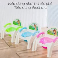 GD Ghế bô vệ sinh có nắp đậy tay vịn cho bé nhựa việt nhật VN3091 VHMART
