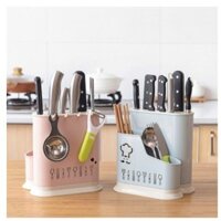 GD Ống đũa đa năng Việt Nhật - Ống đựng đũa thìa đa năng nhựa Việt Nhật kèm khay cắm dao kéo-MS 2776 VHMART57