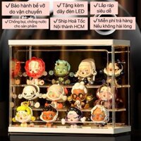 [GD08] [Tặng đèn LED] Tủ mica trưng bày doll, mô hình, blindbox Popmart túi mù, figure, mỹ phẩm decor...