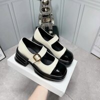 GD109 Giày Oxford độn đế 6cm tăng chiều caom khóa dán phối đồng tiện dụng, da mềm cực êm chân hot trend 2024