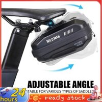 Gd700 Túi đuôi xe đạp leo núi chống nước Vỏ cứng EVA Túi yên ngựa cho xe đạp đường trường & thiết bị đi xe đạp màu đen