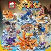 gdbrick naruto mô hình naruto có khớp lego naruto lego naruto vĩ thú lego naruto susano mô hình naruto có khớp giá rẻ Naruto Lắp ráp khối xây dựng đồ chơi Naruto Sasuke với đất Chín Đuôi Suzuo Kakashi Tương thích với các hạt nhỏ Lego