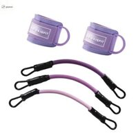 GEANAN Khóa ròng rọc Dây đeo mắt cá chân tập thể dục Có thể điều chỉnh Da Bảo vệ chân thể thao Thiết bị bảo vệ Màu tím Còng hỗ trợ chân Tập luyện sức mạnh chân